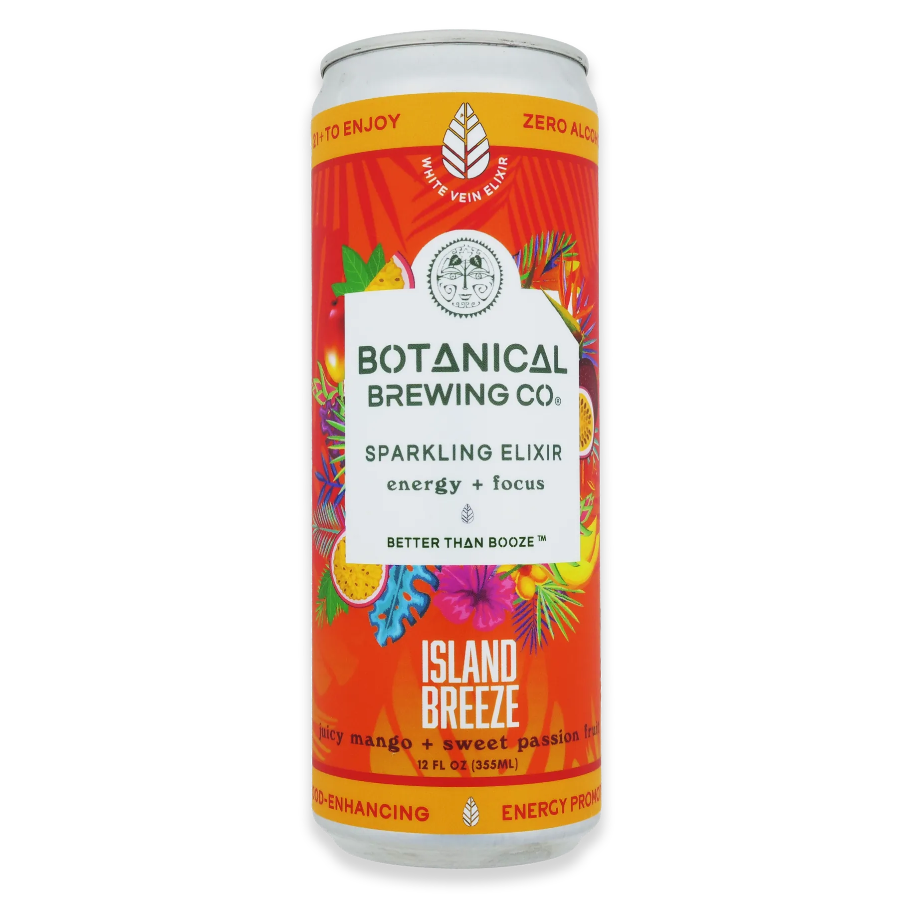 A can of White Elixir Island Breeze